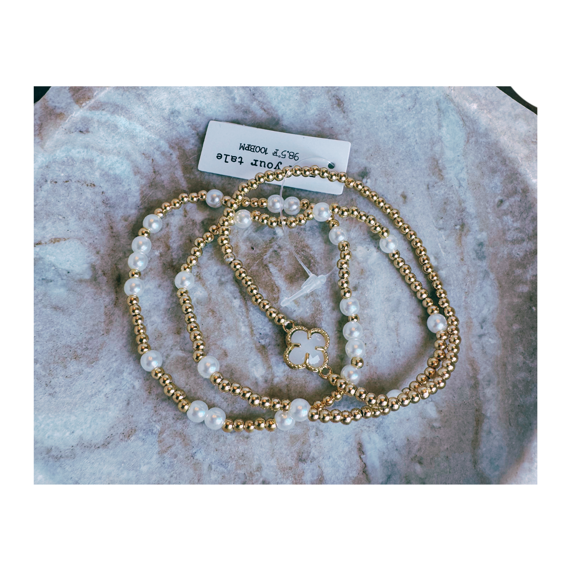 CLOVER TRIO BRACELETS
