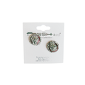 CRYSTAL BASEBALL EARRINGS