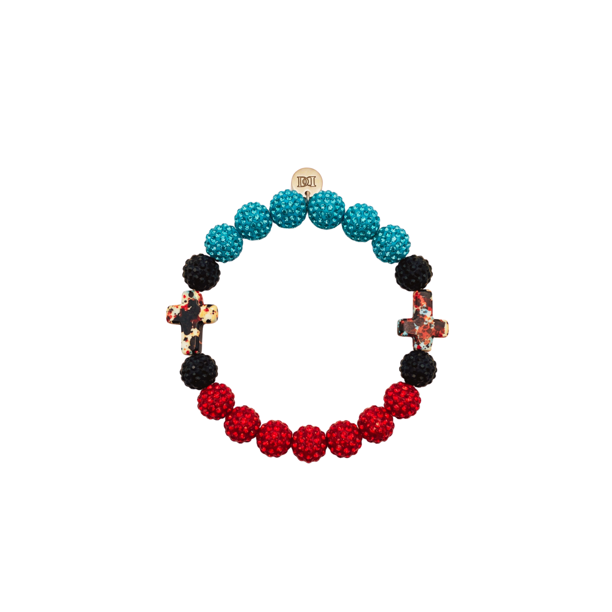 DD ORIGINAL RHINESTONE CROSS BRACELET