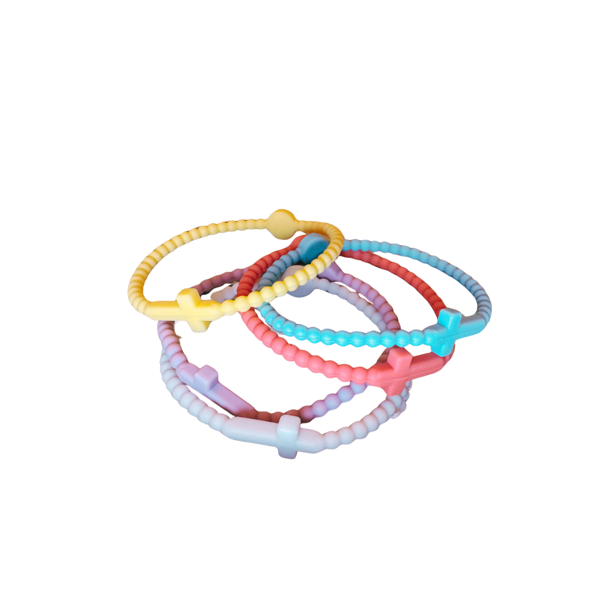 SILICONE CROSS BRACELETS