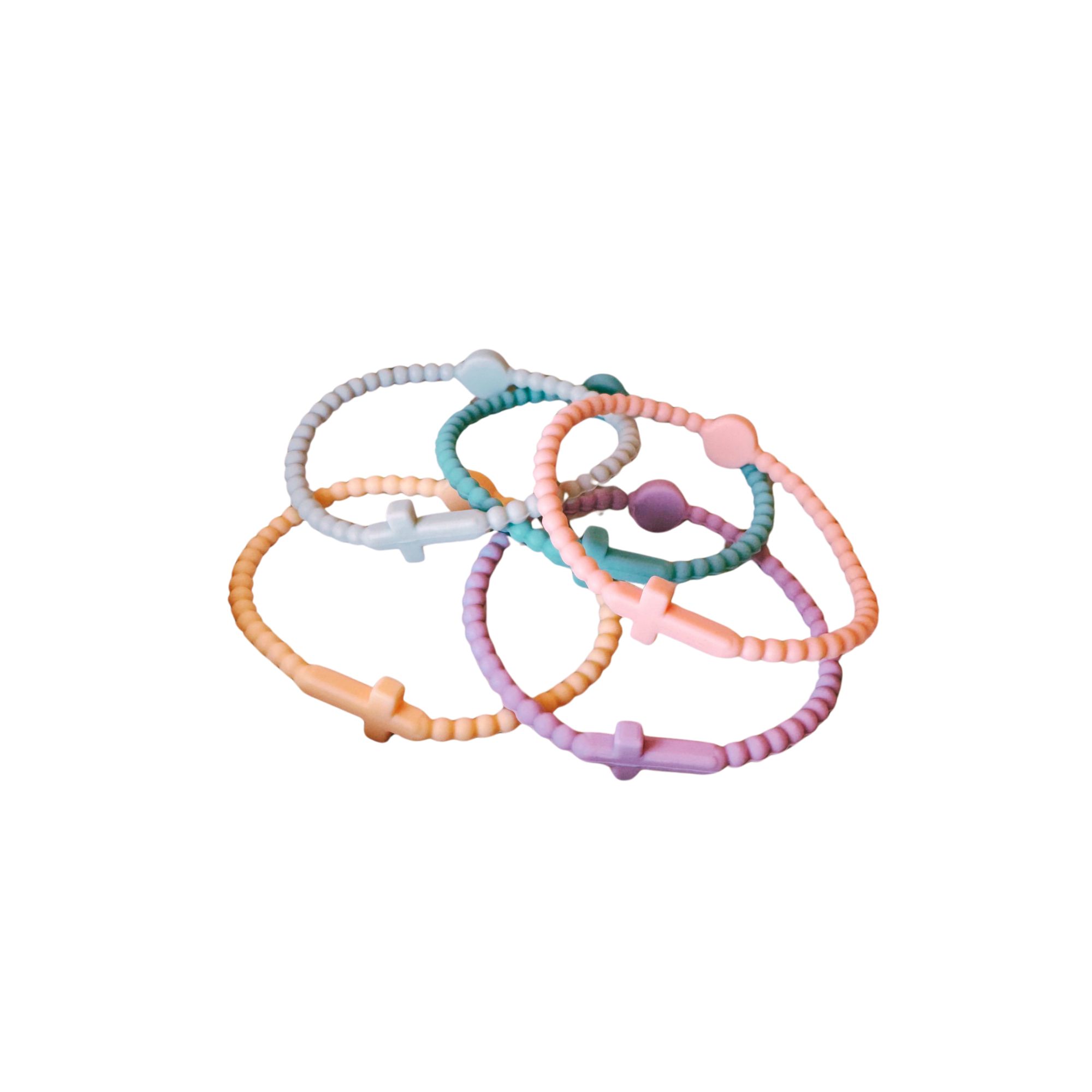 SILICONE CROSS BRACELETS